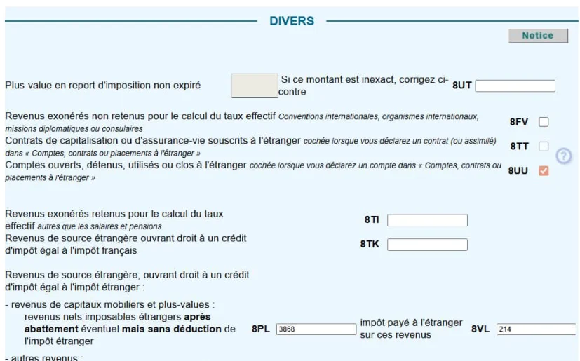 déclaration intérêts p2p