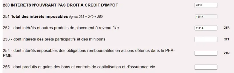 déclaration intérêts p2p